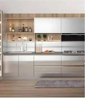 Revestimento Vinílico Adesivo Flex Prata (Tipo Inox) - Alltak - Impermeável, Envelopar, Fogão, Geladeira, Móveis