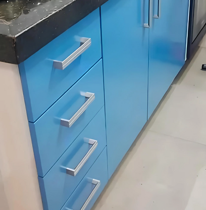 Revestimento Vinílico Adesivo Azul Celeste - Alltak, Color, Decorativo a Prova D'água, Envelopamento, Geladeira, Moveis