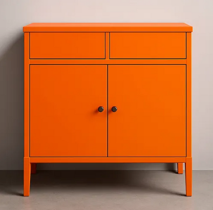 Revestimento Vinílico Adesivo Laranja Intenso - Alltak - Color, Decorativo a Prova D'água, Envelopamento, Geladeira, Moveis