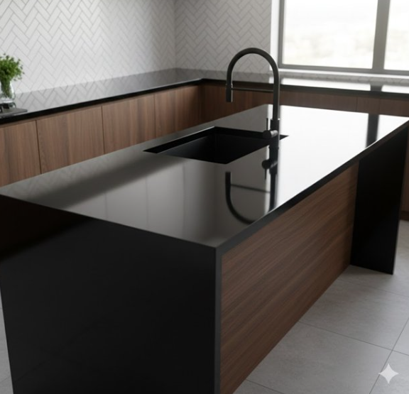 Revestimento Vinílico Adesivo Preto Brilho Blackout - Alltak – Janela, Vidro, Porta, Móveis e Geladeira
