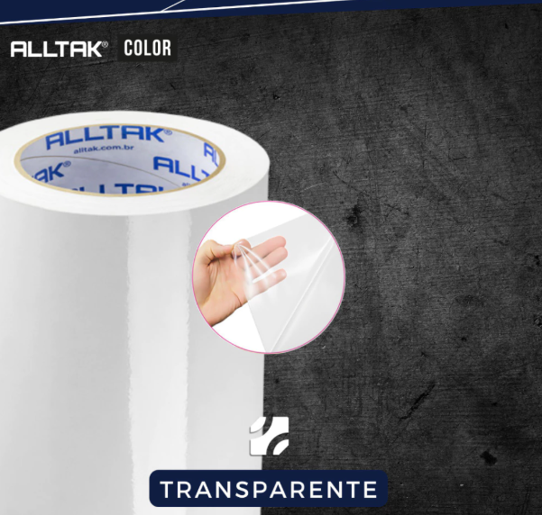 Revestimento Vinílico Adesivo Transparente - Alltak - Móveis, mesa, Casa, Lavável