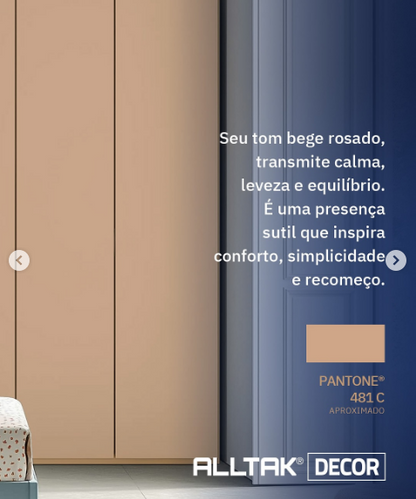 Revestimento Vinílico Adesivo Noz Moscada - Alltak - textura, lavável, Movel, armario, pia, banheiro