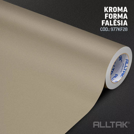 Revestimento Vinílico Adesivo Falésia - Alltak - Linha Kroma, Lavável, Textura, p/ parede, móvel e pia