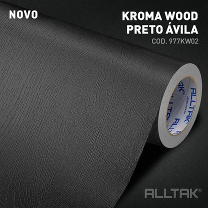 Papel de parede Adesivo, Alltak, Linha Kroma, Lavável, Textura, p/ parede, móvel e pia