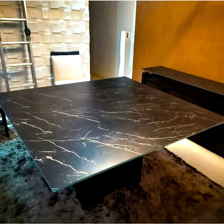 Revestimento Vinílico Adesivo Mármore Marquina Brilho - Alltak, móveis, pia, parede, largura de 0,60cm e 1,19m
