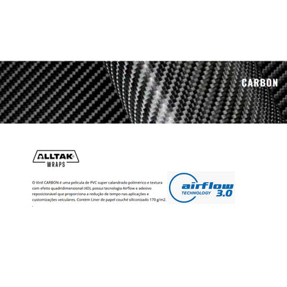 Revestimento Vinílico Adesivo Rosa - Vinil CARBON Alltak - fibra de carbono 5D, automotivo, quinto elemento, Pink