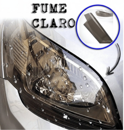 Película Adesiva Fumê Claro - Alltak - para Farol, Lanterna