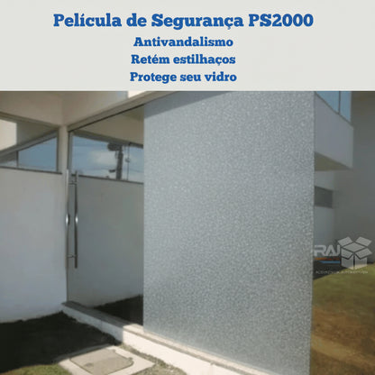 Película de Segurança PS2000 – Anti Vandalismo, Arquitetônica