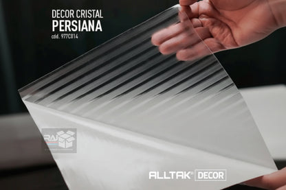 VINIL ADESIVO JATEADO PERSIANA ALLTAK, CANELADO , JANELA, PORTA, BLINDEX ,BANHEIRO, VÁRIAS MEDIDAS