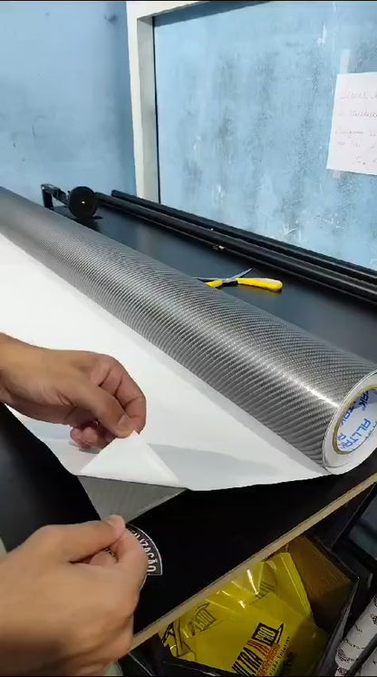 Revestimento Vinílico Adesivo Grafite  - Vinil CARBON 4D - Alltak, envelopamento, retrovisor, soleira, carro