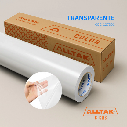 Revestimento Vinílico Adesivo Transparente - Alltak - Móveis, mesa, Casa, Lavável